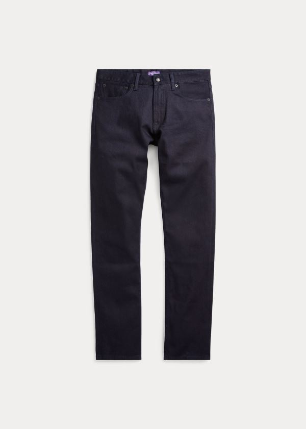 Jeans Ralph Lauren Hombre Negros Azules - Slim Fit Selvedge - YQOTW3819